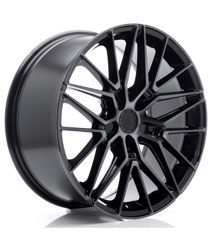 JR Wheels JR38 19x8 ET20-40 5H BLANK Black Machined w/Tinted Face