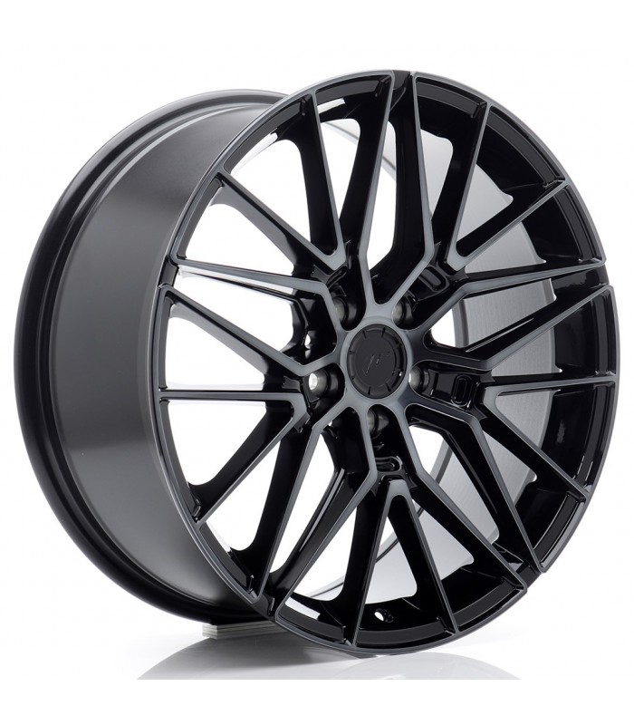 JR Wheels JR38 19x8 ET40 5x112 Black Machined w/Tinted Face