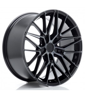 JR Wheels JR38 19x9 ET20-40 5H BLANK Black Machined w/Tinted Face