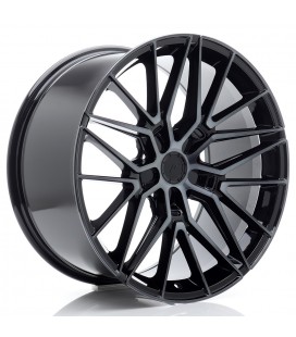 JR Wheels JR38 20x10 ET20-48 5H BLANK Black Machined w/Tinted Face