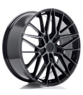 JR Wheels JR38 20x9 ET20-51 5H BLANK Black Machined w/Tinted Face