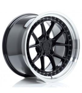 JR Wheels JR39 18x10,5 ET15-22 5H BLANK Glossy Black w/Machined Lip