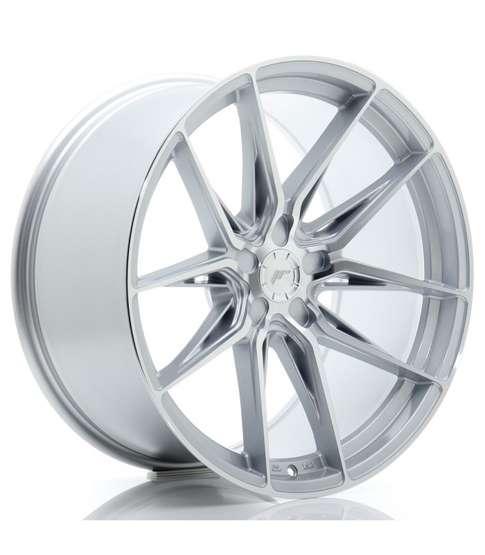 JR Wheels JR44 20x10 ET15-35 5H BLANK Silver w/ Machined Face