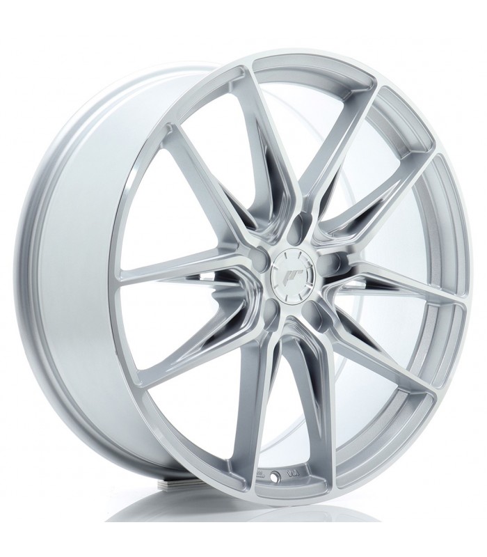 JR Wheels JR44 20x8 ET20-40 5H BLANK Silver w/ Machined Face