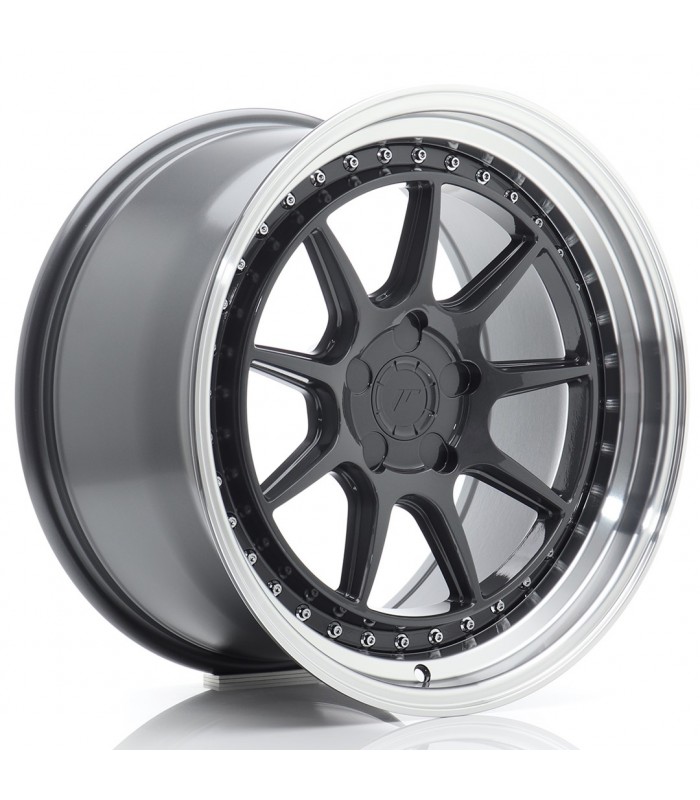 JR Wheels JR47 18x9,5 ET15-35 5H BLANK Hyper Gray w/Machined Lip