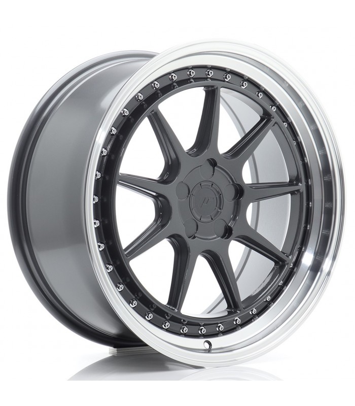 JR Wheels JR47 19x8,5 ET15-35 5H BLANK Hyper Gray w/Machined Lip