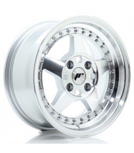 JR Wheels JR6 15x7 ET35 4x100 Silver Machined Face