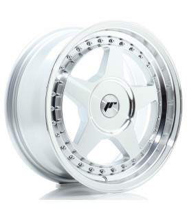 JR Wheels JR6 16x7 ET20-35 BLANK Silver Machined Face