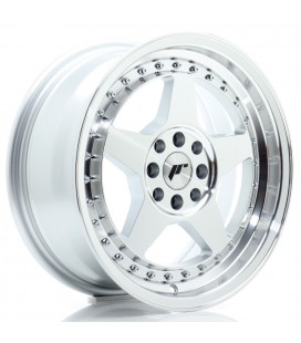 JR Wheels JR6 16x7 ET25 4x100/108 Silver Machined Face