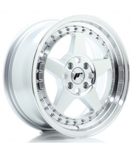 JR Wheels JR6 16x7 ET35 4x100 Silver Machined Face