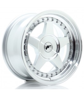 JR Wheels JR6 16x8 ET10-30 BLANK Silver Machined Face
