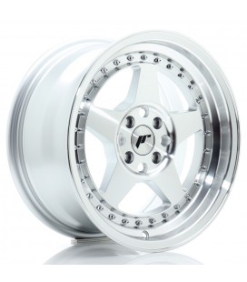 JR Wheels JR6 16x8 ET30 4x100 Silver Machined Face