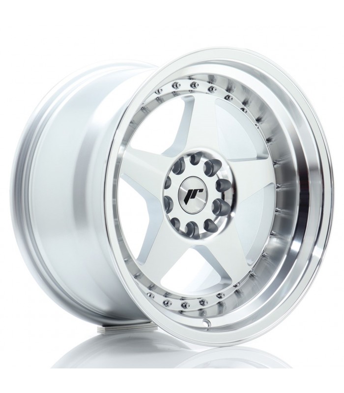 JR Wheels JR6 17x10 ET20 5x114/120 Silver Machined Face