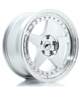 JR Wheels JR6 17x8 ET35 5x112 Silver Machined Face