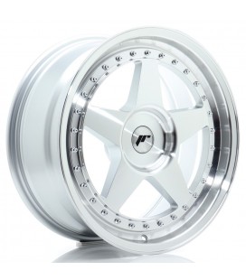 JR Wheels JR6 18x8 ET20-35 BLANK Silver Machined Face