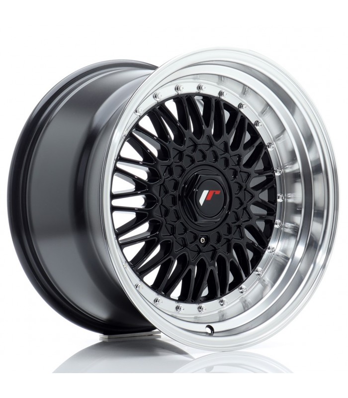 JR Wheels JR9 17x10 ET20 5x112/120 Gloss Black w/Machined Lip