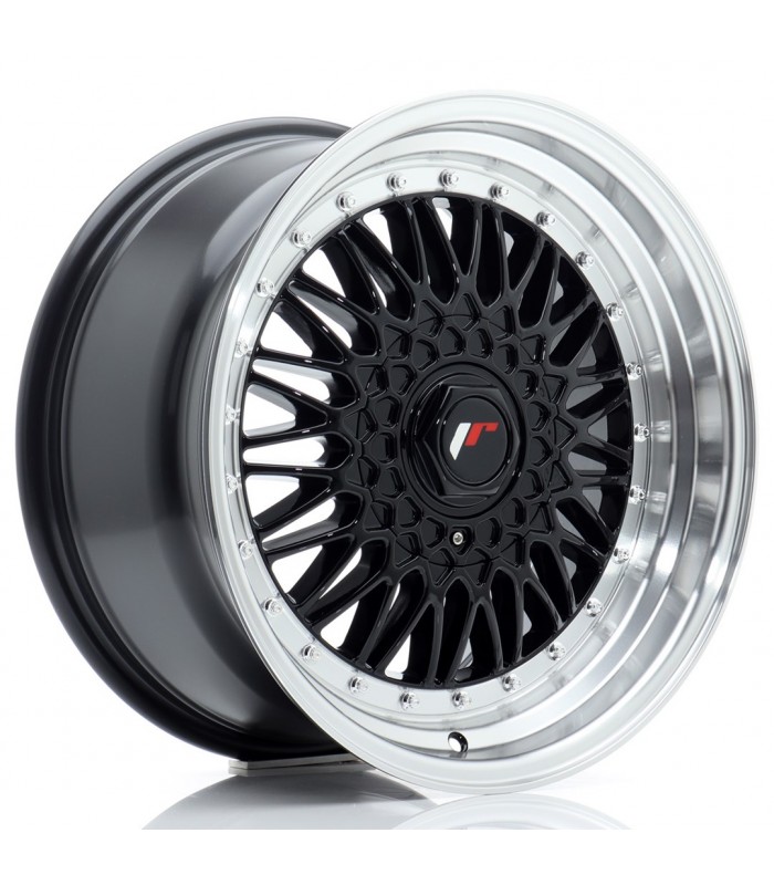 JR Wheels JR9 17x8,5 ET35 5x112/120 Gloss Black w/Machined Lip