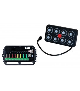 Set of 8 switches with circuit controller