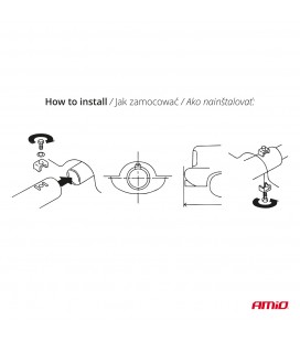 Muffler tail stainless steel black