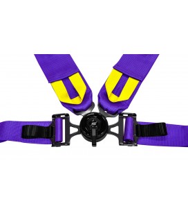 Racing seat belts Slide V2 Quick PURPLE 4P 3"