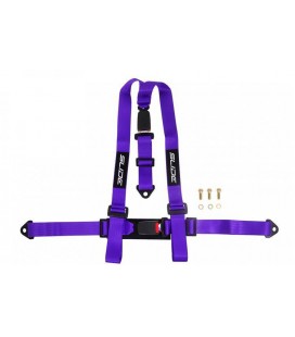 Racing seat belts Slide 3p 2" Purple E4 Homologation