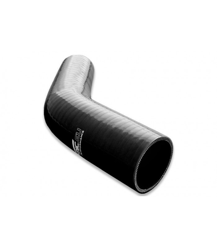 Silicone reducer elbow 45' 51/54mm Black