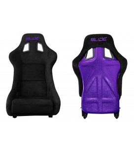 Sportinė sėdynė Slide KS2 premium black velour purple glitter