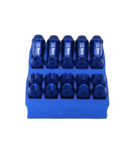 Racing lug nuts D1Spec Alu 12x1.5 blue