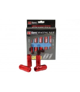 Racing Lug Nuts D1SPEC Replica EW M12x1.5 Red