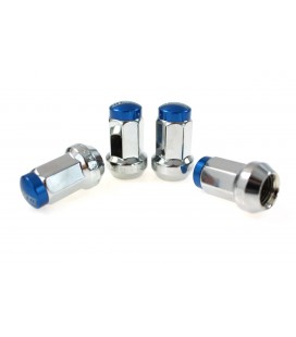 Racing lug nuts D1Spec Stal 12x1.5 SilverBlue