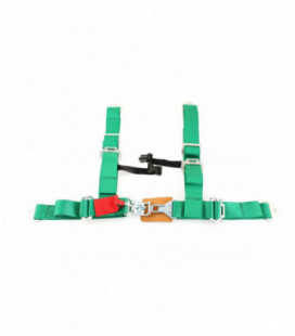 Racing seat belts 4p 2" Green - DTM