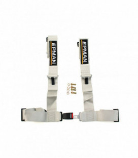 Racing seat belts 4p 3" EPMAN Grey