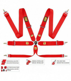 Racing Seat Belts OMP 802F FIA