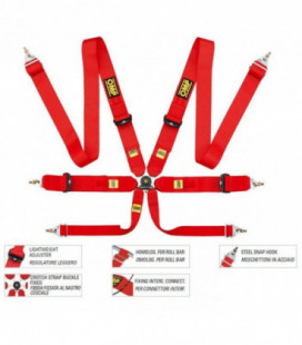 Racing Seat Belts OMP 804F FIA