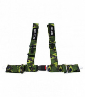 Racing seat belts SLIDE 4p 3" Camo