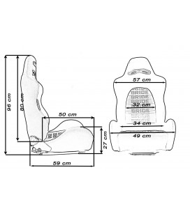 Racing seat K700 RED