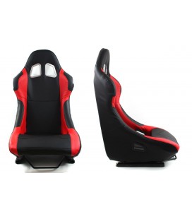 Racing seat MONZA RACE PLUS PVC - RED