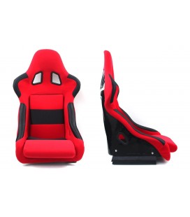 Racing seat RICO material RED