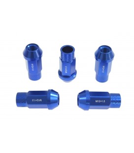 Racing wheel lug nuts JBR 50mm M12 x1.5 BLUE