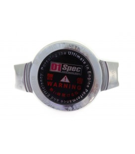 Radiator cap D1Spec 15mm 1.1Bar Silver