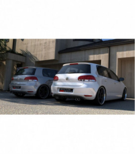 Rear Diffuser VW Golf 6 With 2 Exhaust Hole