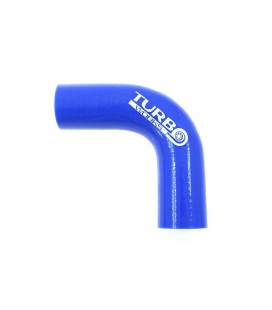 Reduction silicone elbow TurboWorks Blue 90st 25-38mm