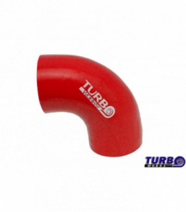 Reduction silicone elbow TurboWorks Red 90deg 51-57mm