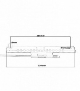 Seat Rails universal single adjustable