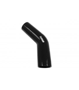 Silicone elbow 45st TurboWorks Black 76mm XL