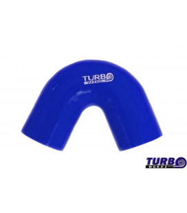 Silicone elbow TurboWorks Blue 135deg 40mm