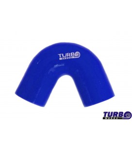 Silicone elbow TurboWorks Blue 135deg 45mm