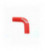 Silicone elbow TurboWorks Red 90st 89mm XL