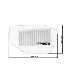 Oro filtras (standartinio pakaitalas) SIMOTA OH004 306X181mm