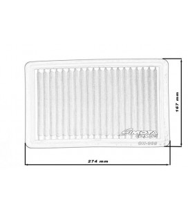 Stock replacement air filter SIMOTA OH005 274X167mm